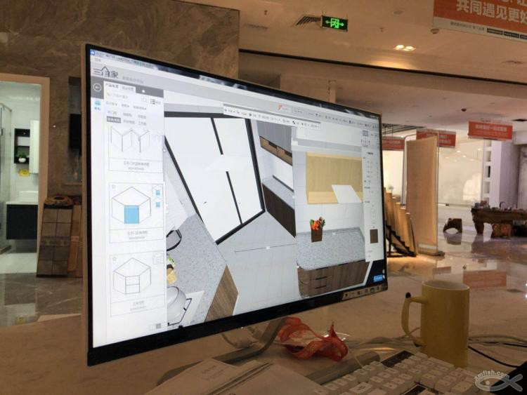 櫥柜方案再次修改，大贊宜格空間三維效果圖服務(wù)！
