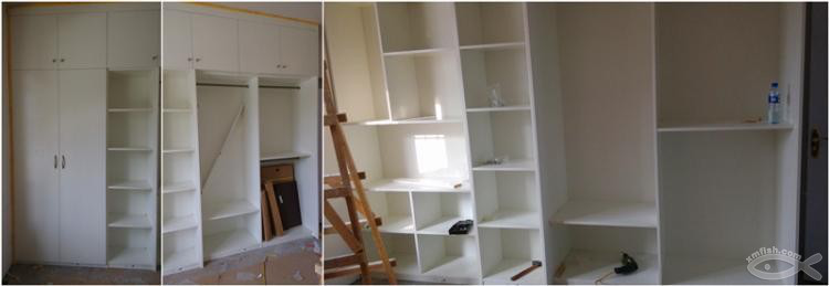 10月1日，索菲亞衣柜安裝中，好和壞的衣柜真心有差距