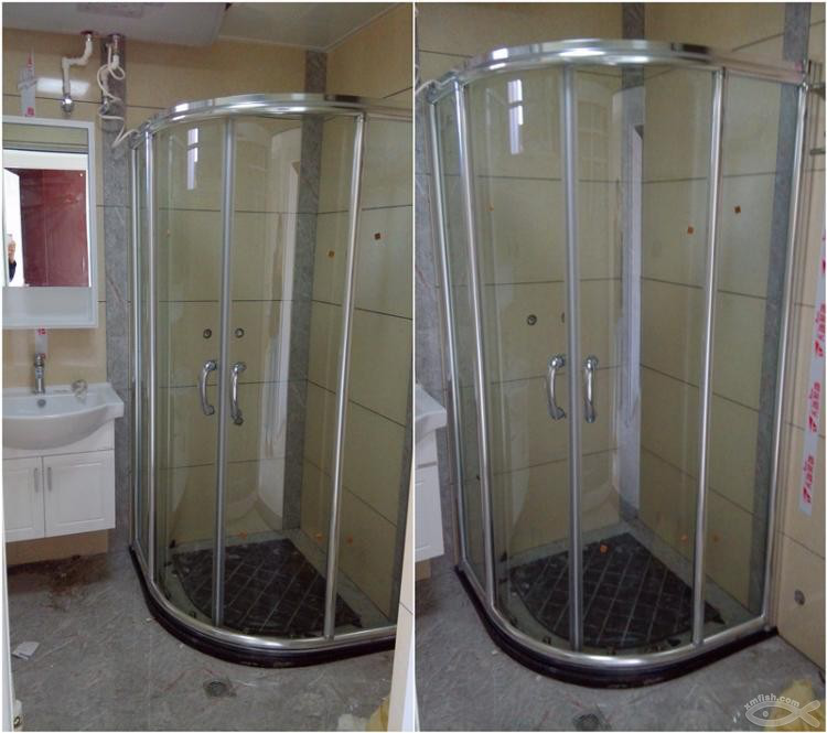 10月17日，安裝淋浴房和洗手臺