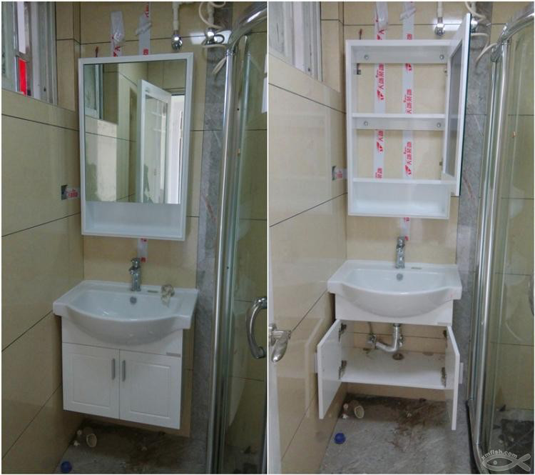 10月17日，安裝淋浴房和洗手臺