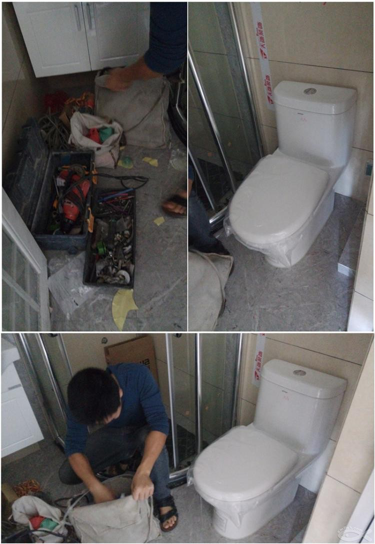 10月18日，馬桶、五金一并裝上